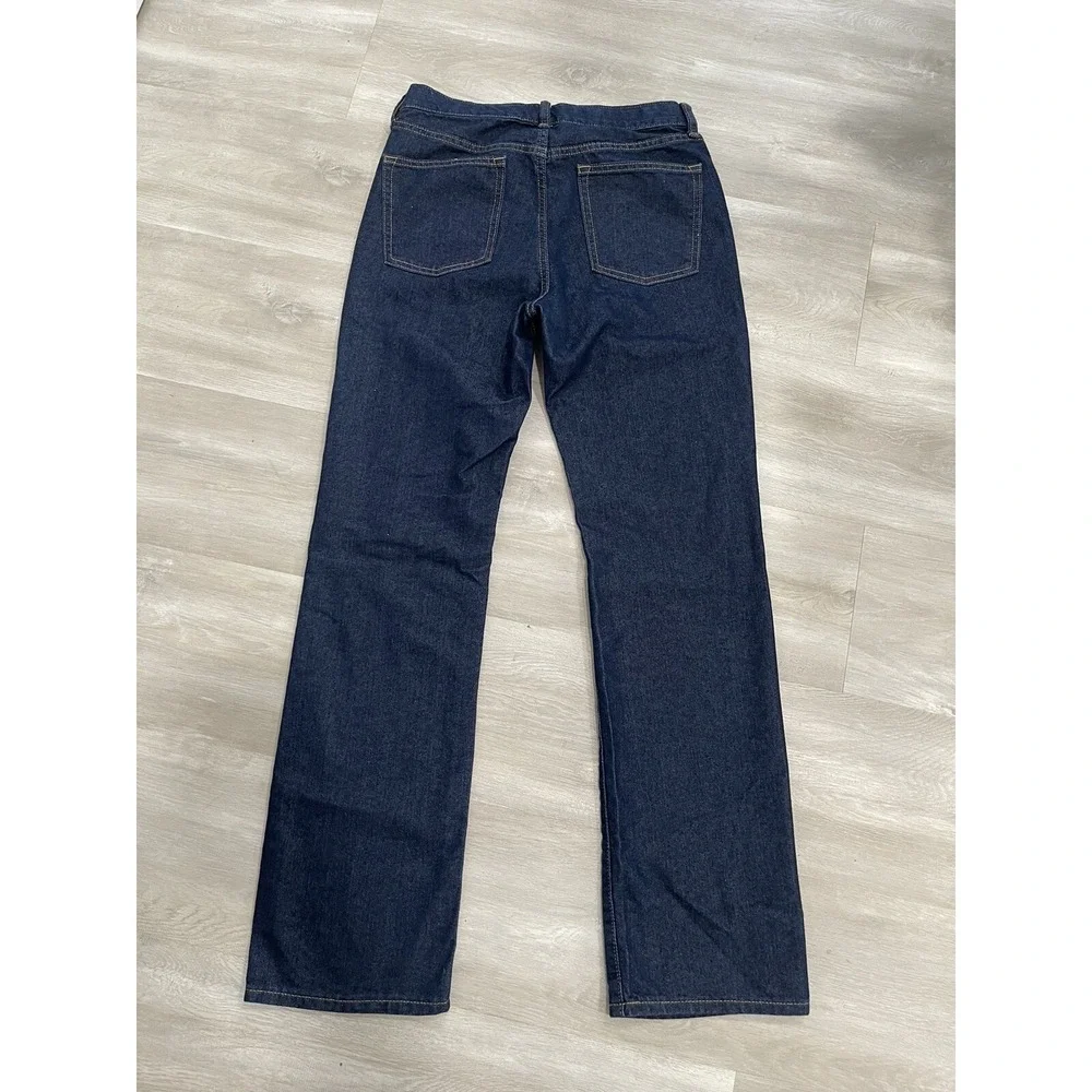 Old Navy Boys Jeans Sz 16 (28x30) Straight Leg Blue Denim Adjustable Waist Pants